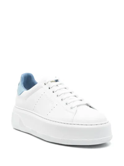 Woolrich White Classic Court Sneakers In White