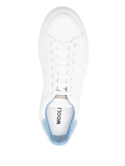 Woolrich White Classic Court Sneakers In White