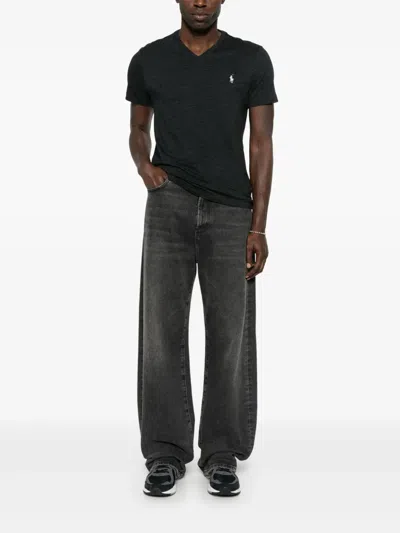 Polo Ralph Lauren Ralph Lauren Crew Neck T Shirt Black In Black