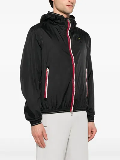 Blauer Windproof Hidden Dodge Jacket In Black