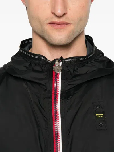 Blauer Windproof Hidden Dodge Jacket In Black