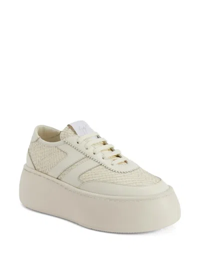 Giuseppe Zanotti League Maxi Trainers In Neutrals