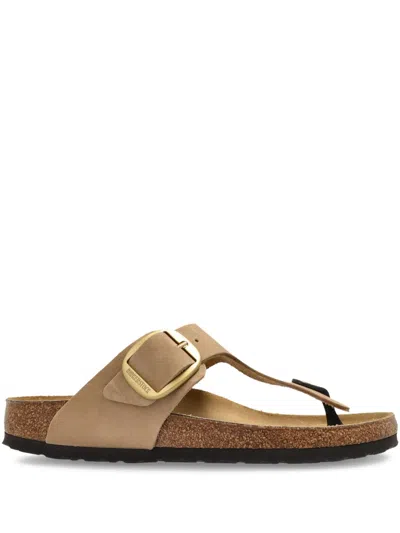 Birkenstock Gizeh Slides In Neutrals