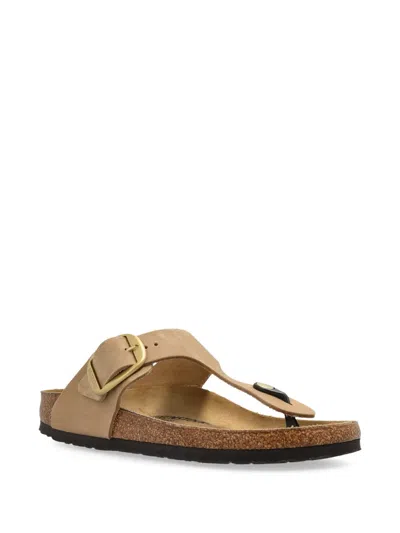 Birkenstock Gizeh Slides In Neutrals
