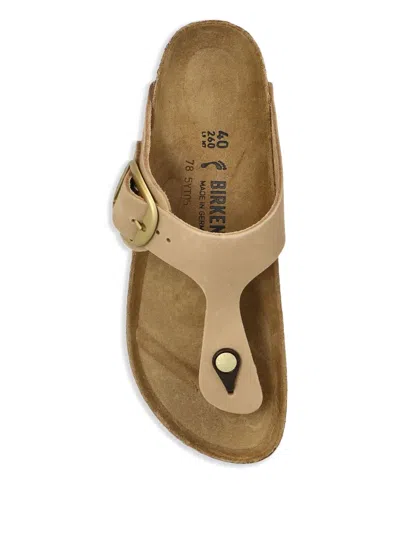 Birkenstock Gizeh Slides In Neutrals