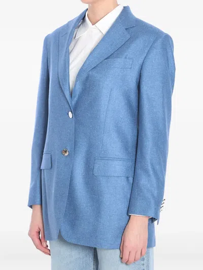 Tagliatore Single-breasted Jacket In Blue
