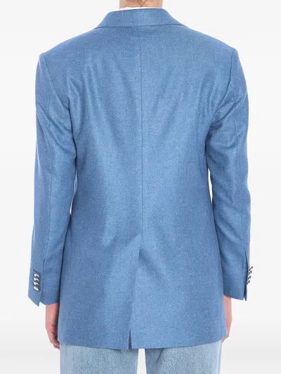 Tagliatore Single-breasted Jacket In Blue