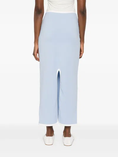 Rowen Rose Minirock Mit Applikationen In Blue