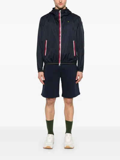 Blauer Windproof Hidden Dodge Jacket In Blue