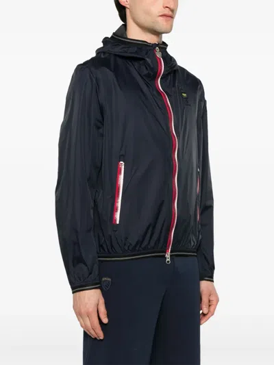 Blauer Windproof Hidden Dodge Jacket In Blue