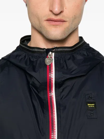 Blauer Windproof Hidden Dodge Jacket In Blue