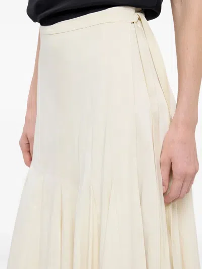 拼接裹身式半身裙