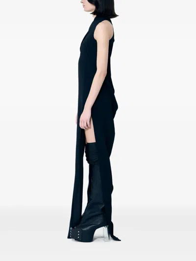 Rick Owens Women Black Athena Dress, M Luxury Dresses For Women Darveys In Blue