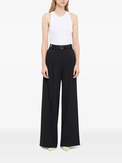 Another Tomorrow Racerback Tank Top In Weiss