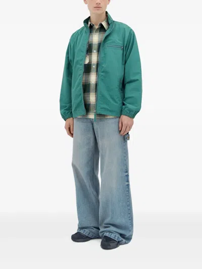 This Is Never That Script Jacket In Grün