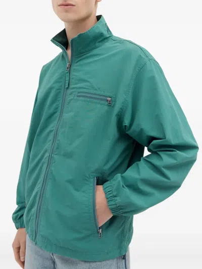 This Is Never That Script Jacket In Grün