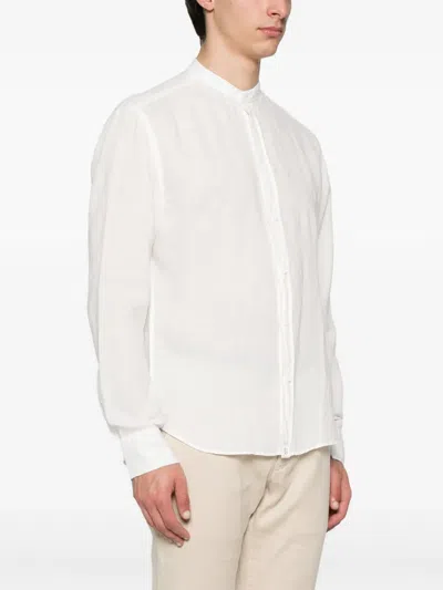 Peuterey Linen Shirt In Weiss