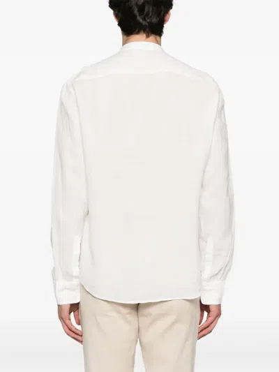 Peuterey Linen Shirt In Weiss