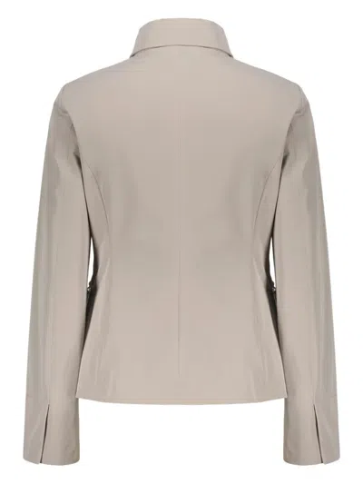 Moorer Techno Fabric Jacket In Nude