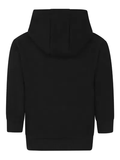 Lacoste Cotton Hoodie In Schwarz