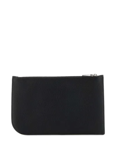 Alexander Mcqueen Leather Wallet In Black