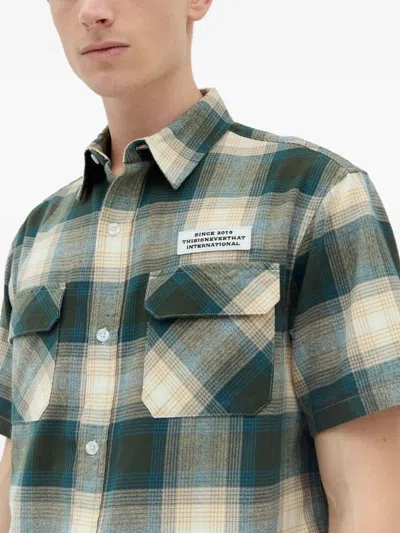 This Is Never That Ombre Shirt In 绿色