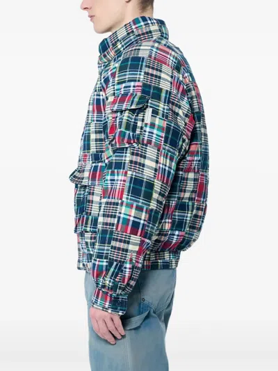 This Is Never That Patchwork-design Jacket In Schwarz