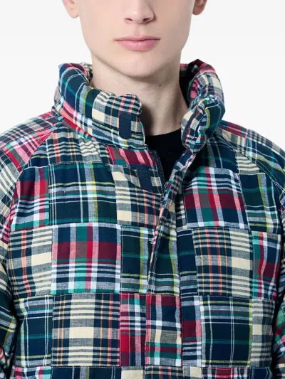 This Is Never That Patchwork-design Jacket In Schwarz