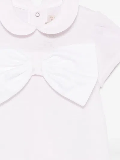 La Stupenderia Bow Romper In 粉色