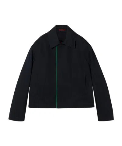 Gucci Cotton Canvas Overshirt In Blue