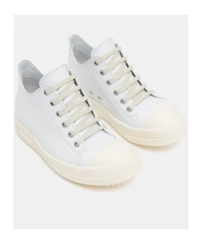 Rick Owens Hollywood Sneakers In White