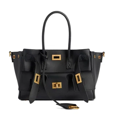 Balenciaga Carry All Bel Air Mini Bag In Black