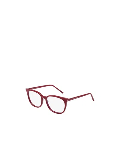 Saint Laurent Full Frame Plain Mirror In Red