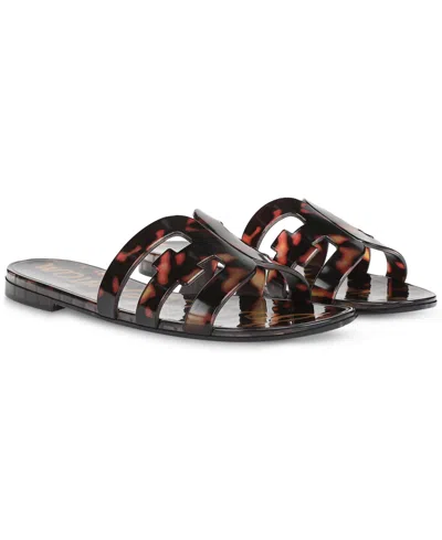 Sam Edelman Bay Jelly Sandals In Tortoise