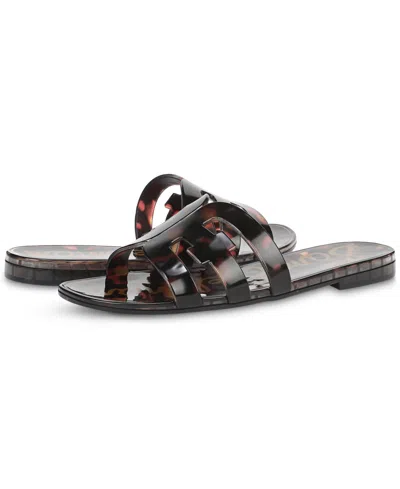 Sam Edelman Bay Jelly Sandals In Tortoise