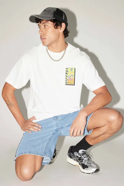 Abrand Rip Curl Hot Locals Tee White In Neutral