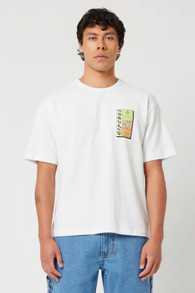 Abrand Rip Curl Hot Locals Tee White In Neutral