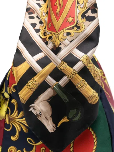 混合印花单肩包