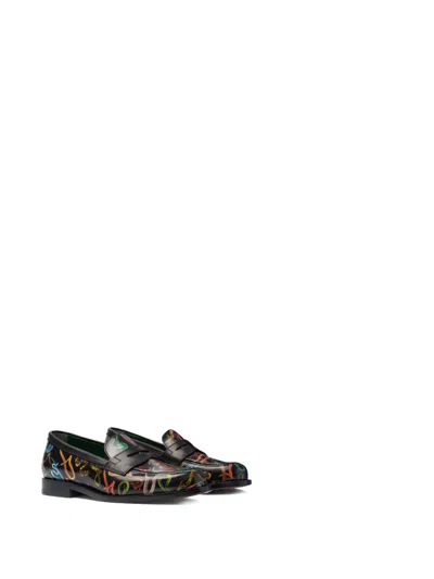 Scarosso Snakes Storm For Her Loafers In Black