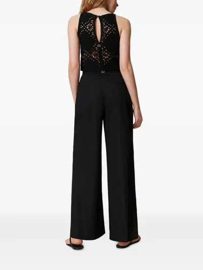 Twinset Twin-set Stylish And Comfortable Trousers In Black
