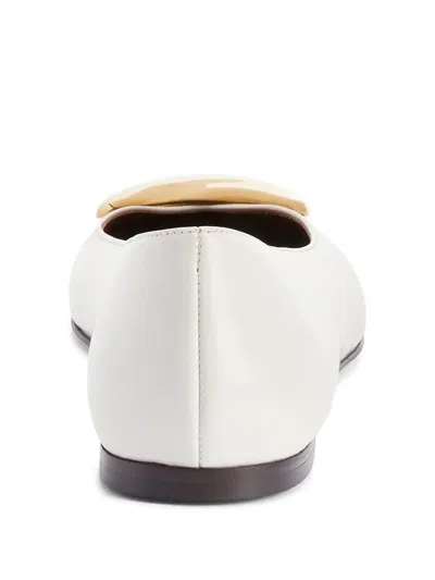 Giuseppe Zanotti Georgia Stone Ballet Flats In White