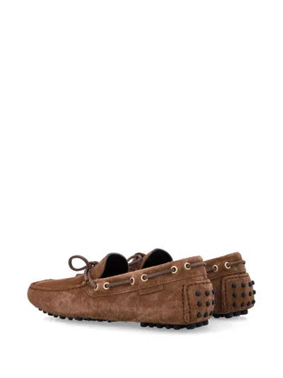 Tom Ford Suede Rod Driver Loafer In Multi