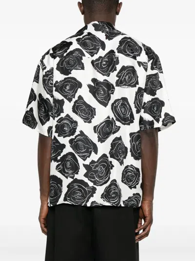 Marni Pocket Floral Short Sleeves Shirt In Multi