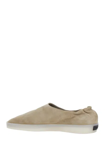 Fear Of God Beige Mules With Logo Patch On The Back And Elasticized Heel