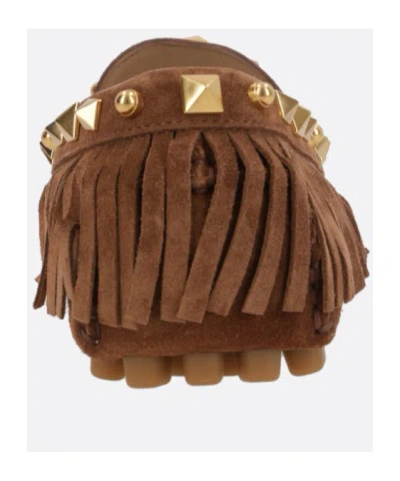 Valentino Driver Loafers In Brown