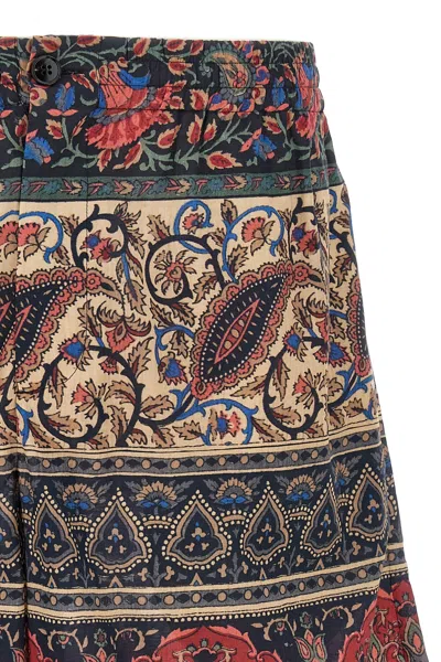 Valentino Garavani Voyage Imaginaire Bermuda Shorts In Multi