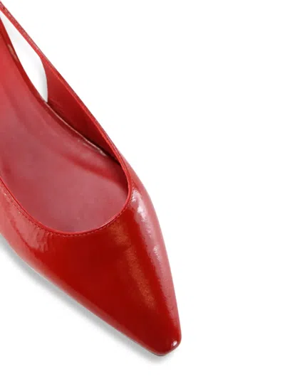 Notabene Gilda Pointed-toe Slingback Ballerinas In Red