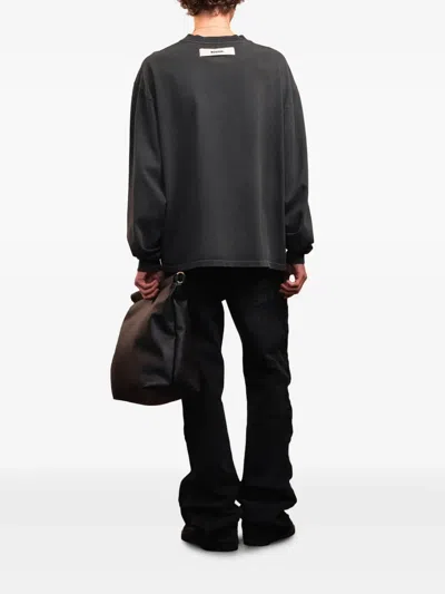 Rough Pearl Sweatshirt In Grey