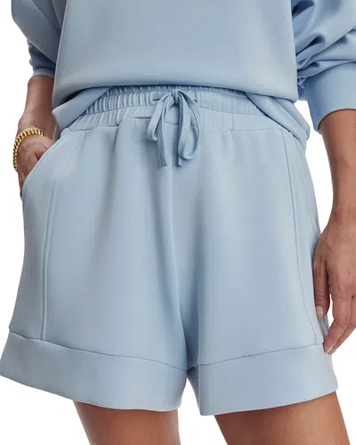 Varley Atrium Drawstring Shorts In Light Blue