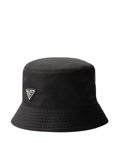 Prada Re-nylon Bucket Hat In Black